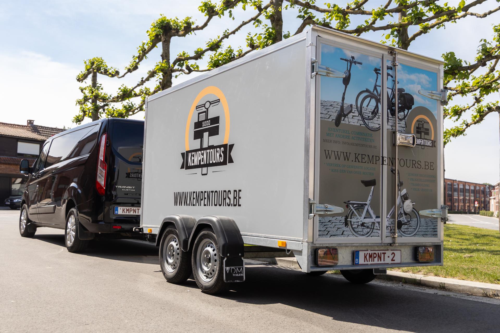 Kempentours Op Locatie Met Trailer